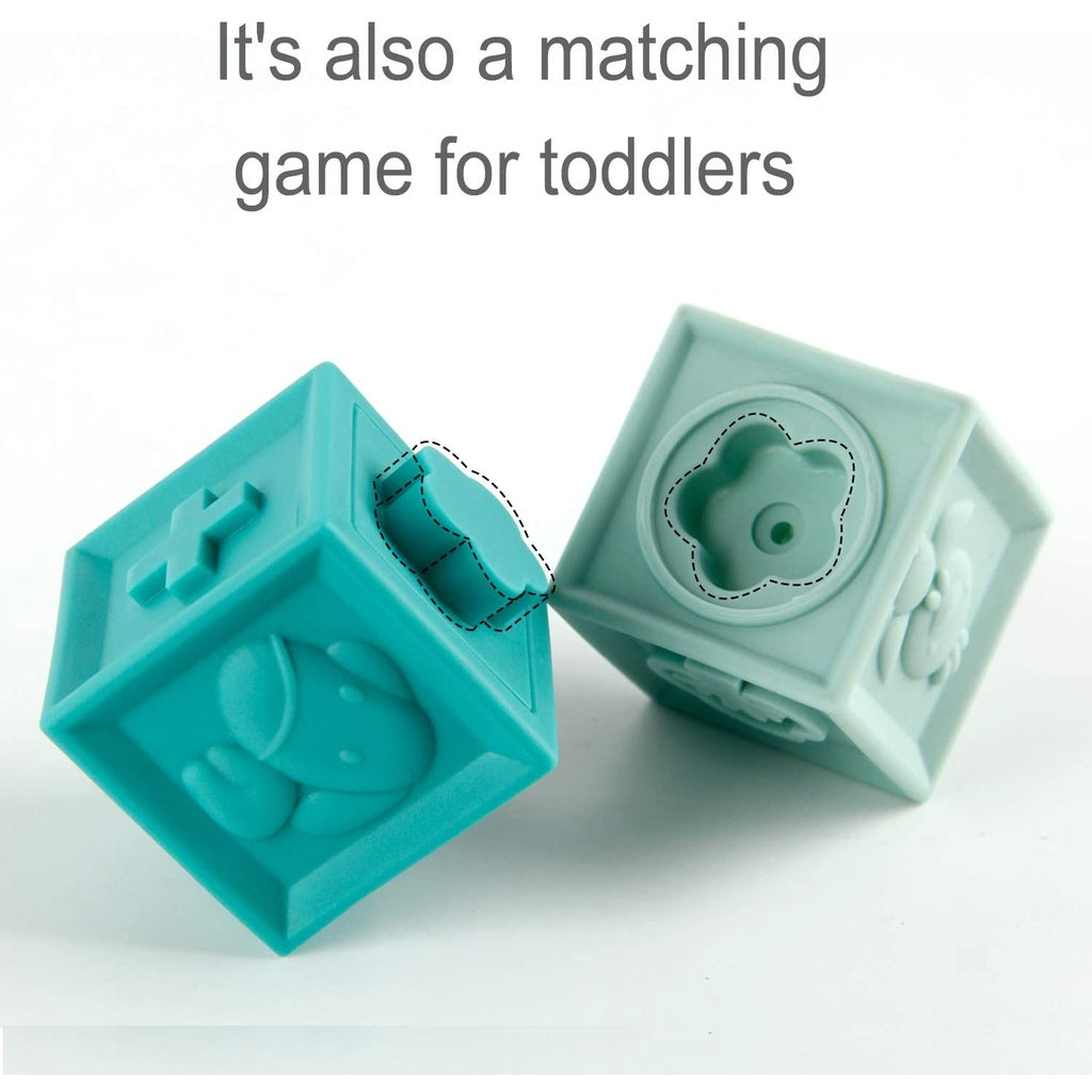 6pc Soft Building Blocks