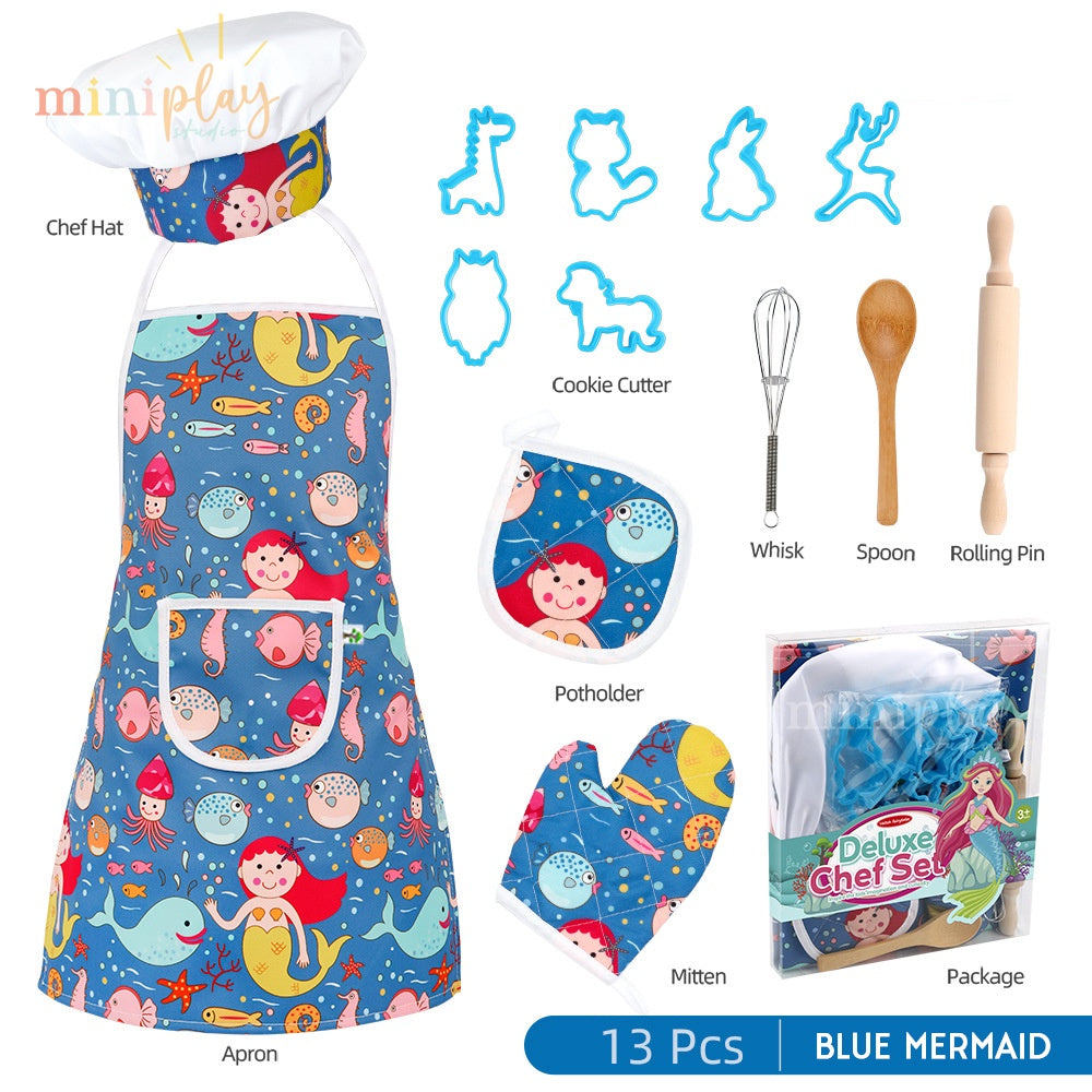 13pc Blue Mermaid