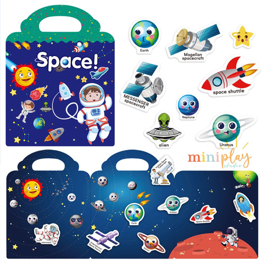 Sticker Book Space