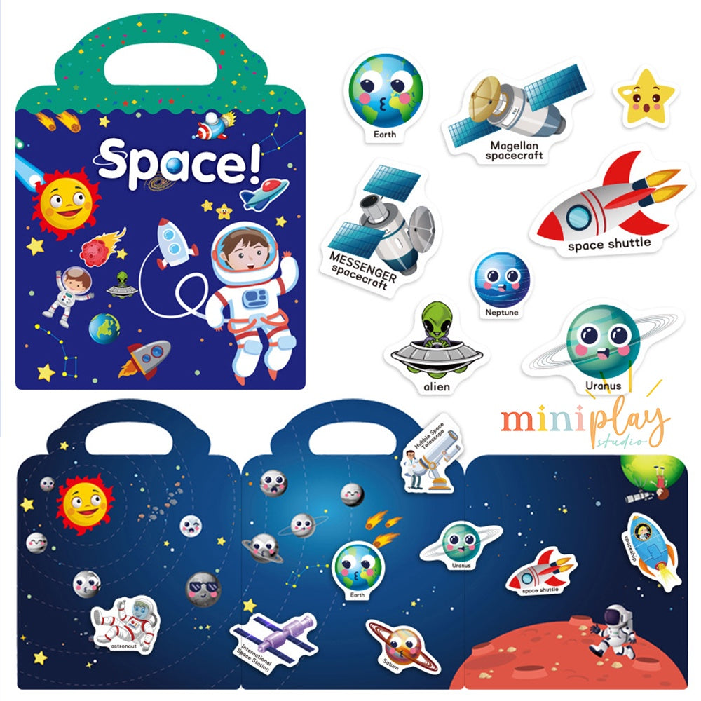 Sticker Book Space
