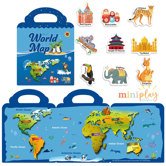Sticker Book World Map