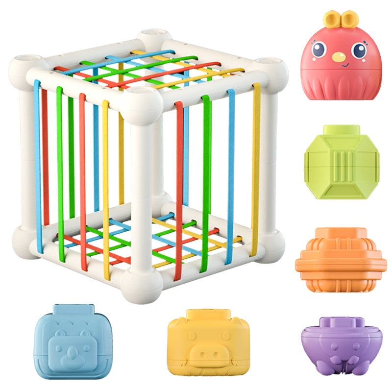 Rainbow Sensory Cube