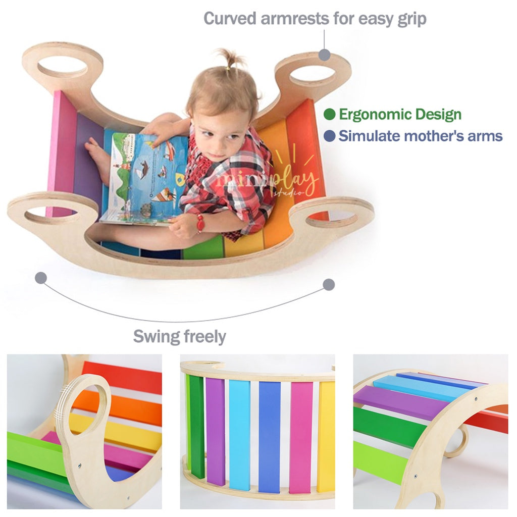 Wooden Rocker PASTEL