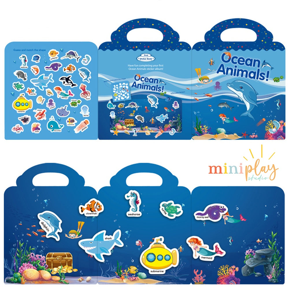 Sticker Book Ocean