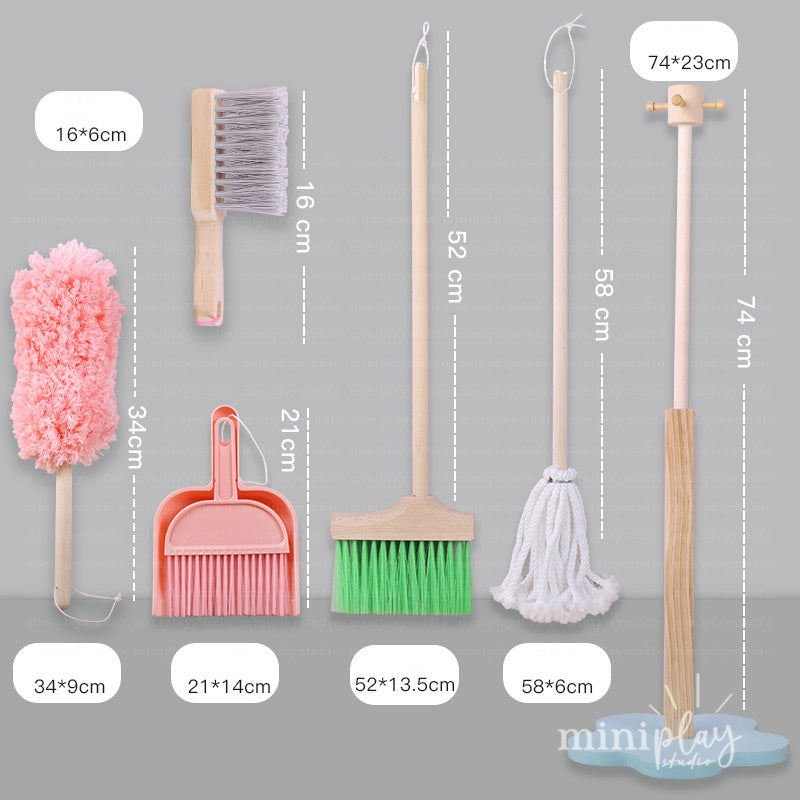 6pc Pink Broom