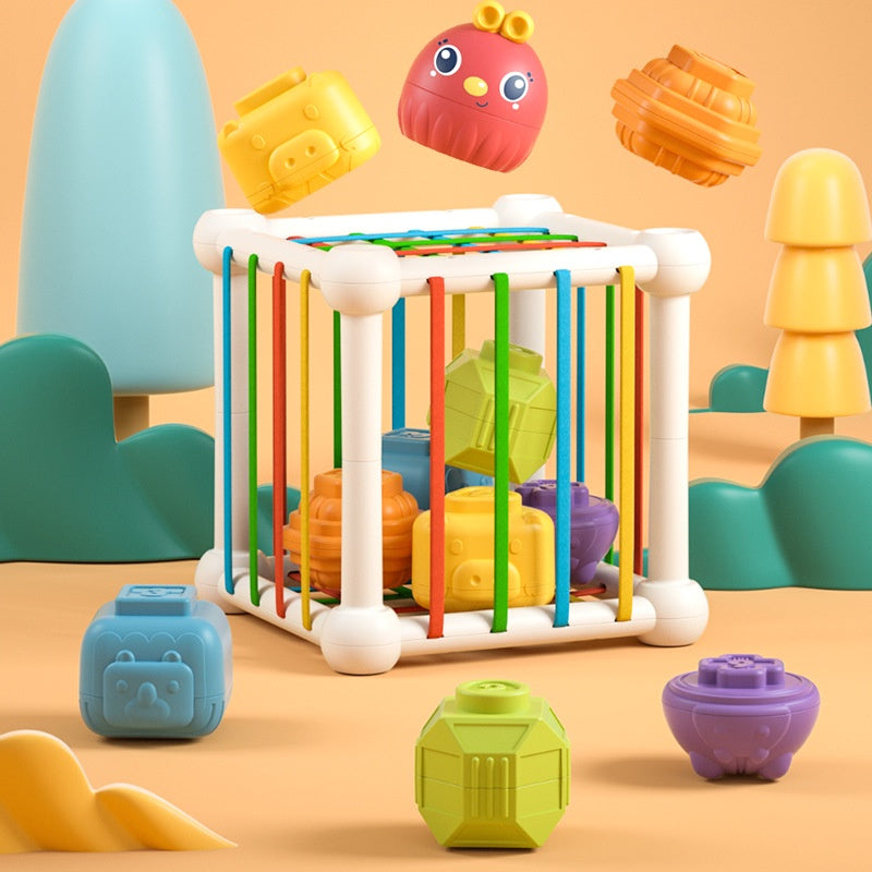 Rainbow Sensory Cube