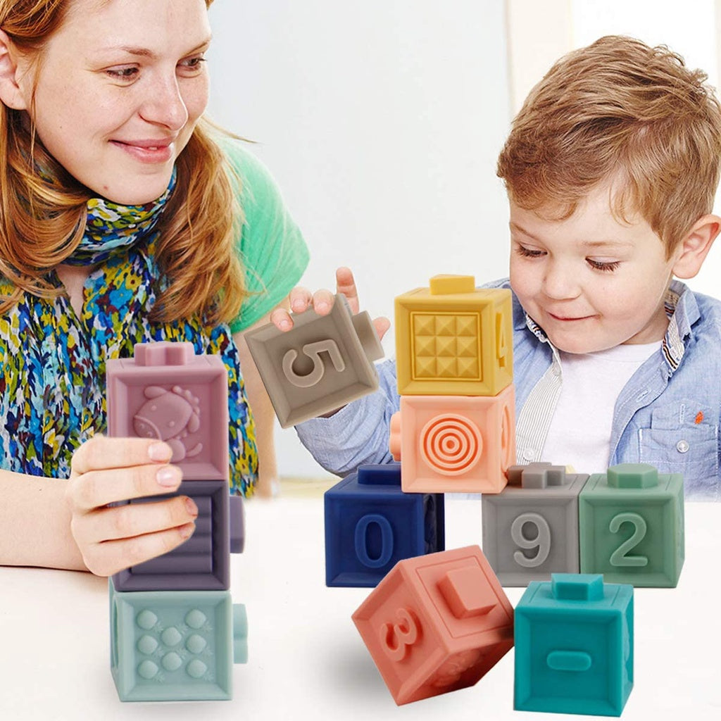 6pc Soft Building Blocks