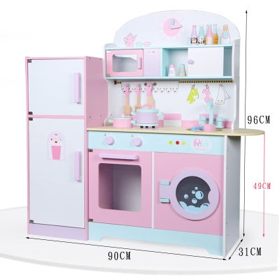 Pink Refrigerator Kitchen