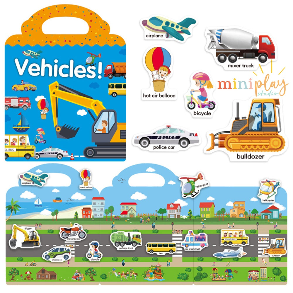 Sticker Book Vehicles