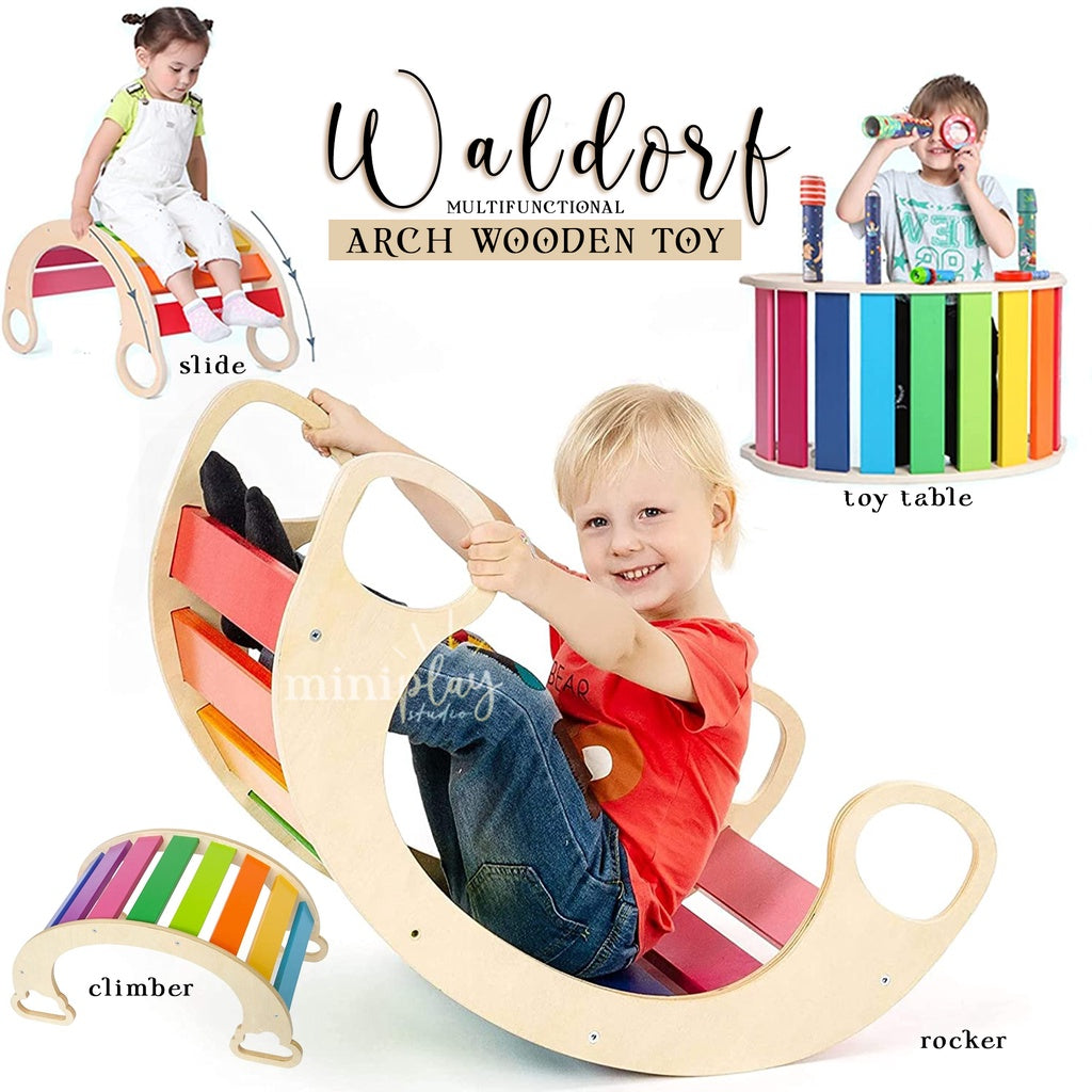 Wooden Rocker PASTEL