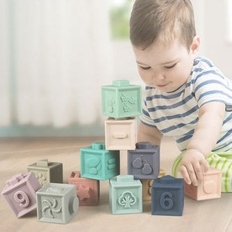 12pc Soft Building Blocks