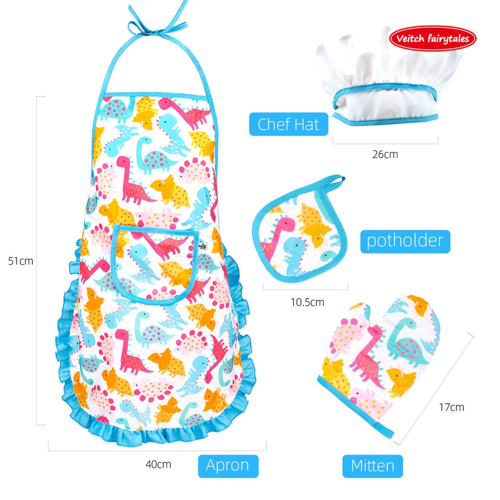 26pc Ruffled Pink Dinosaur