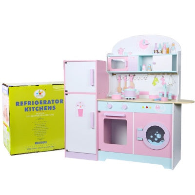 Pink Refrigerator Kitchen