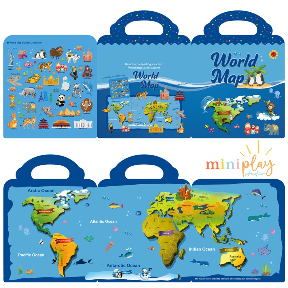 Sticker Book World Map