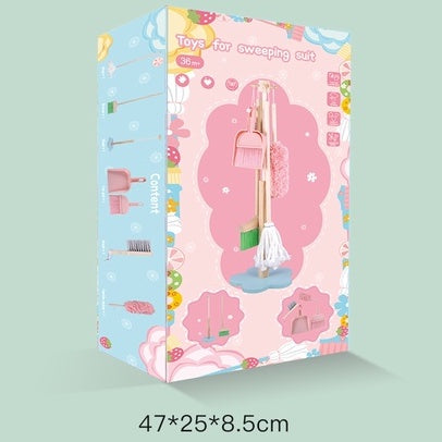 6pc Pink Broom