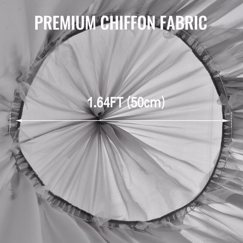 Grey Bed Canopy Baby Nursery Kids Room Decor
