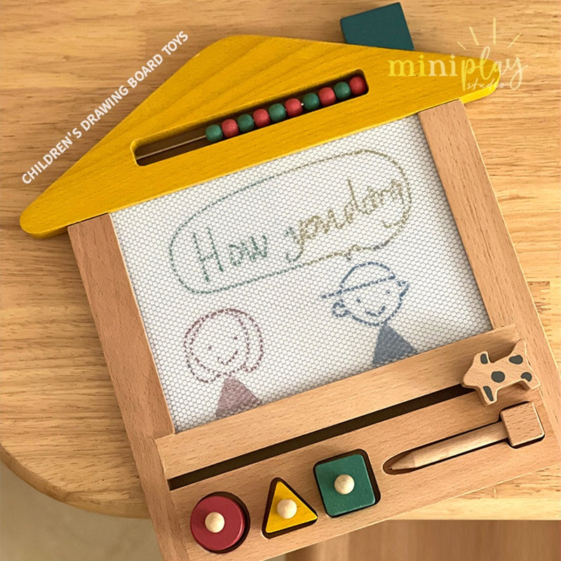 Magnetic House Drawing Board