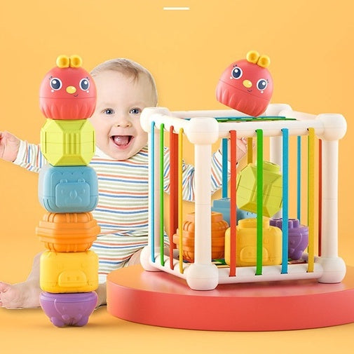 Rainbow Sensory Cube