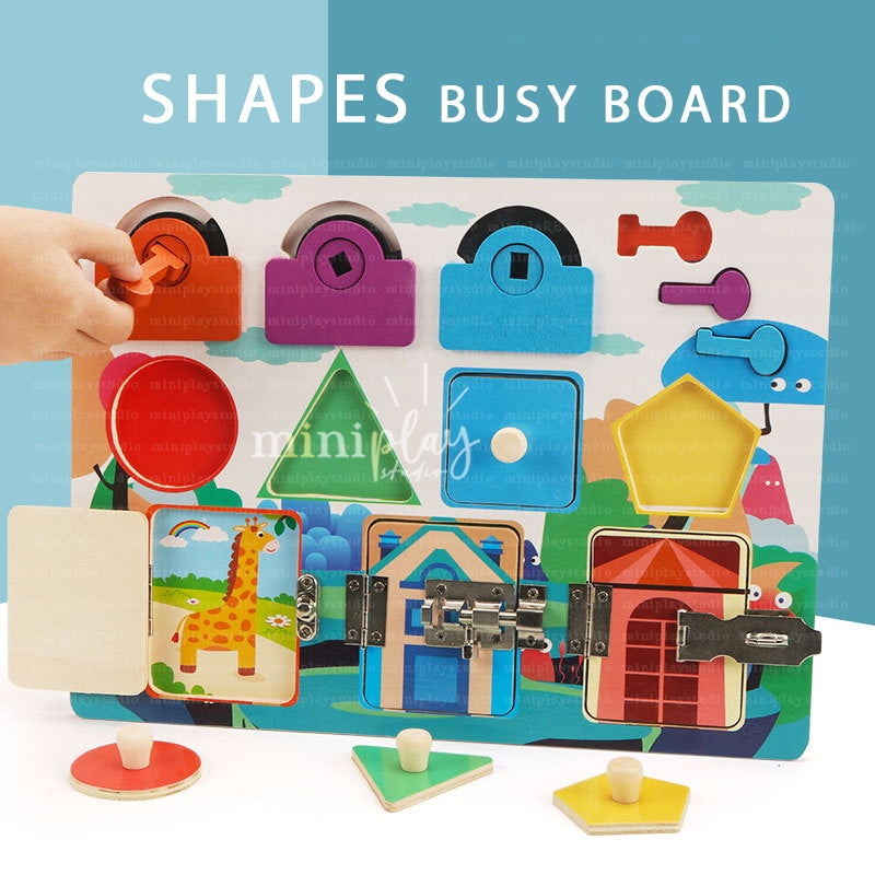 Shapes Busy Board