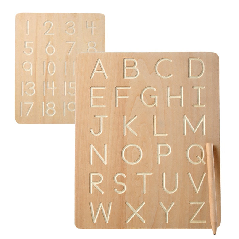 Reversible Letter Tracing Board