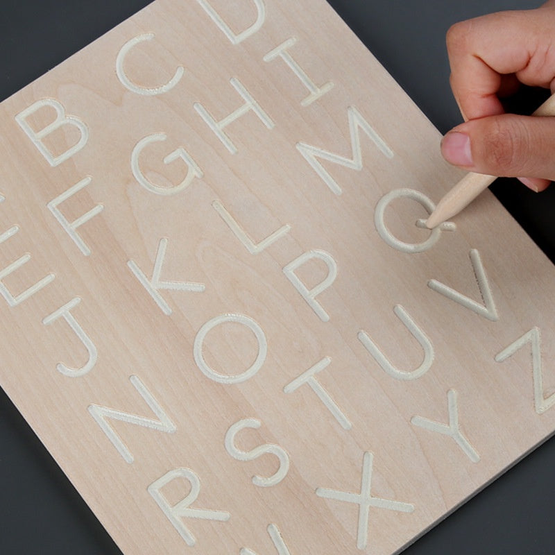 Reversible Letter Tracing Board