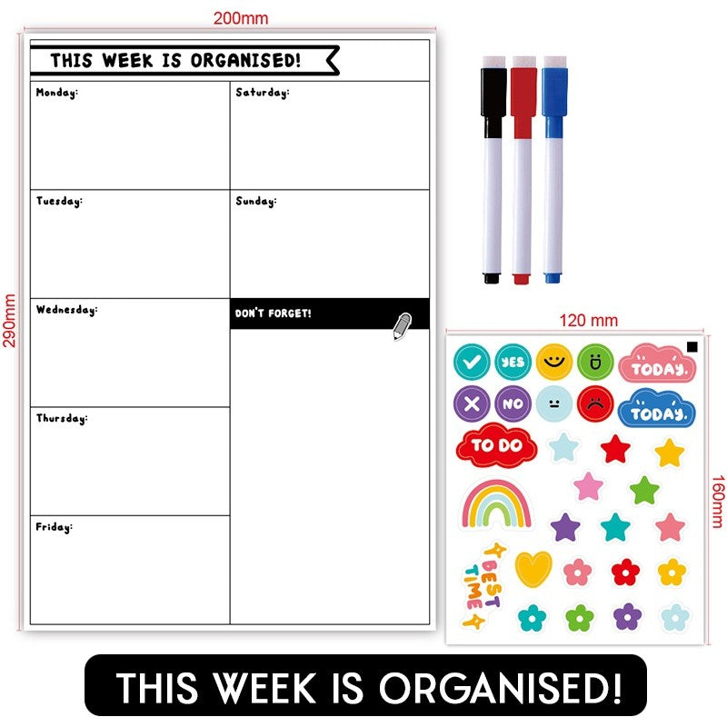 This Week is Organised! Fridge Magnet