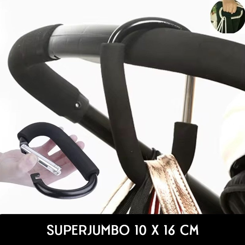 Large Stroller Carabiner Hooks