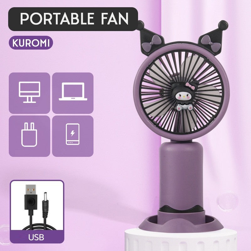 Sanrio Portable Mini Fans USB Rechargeable