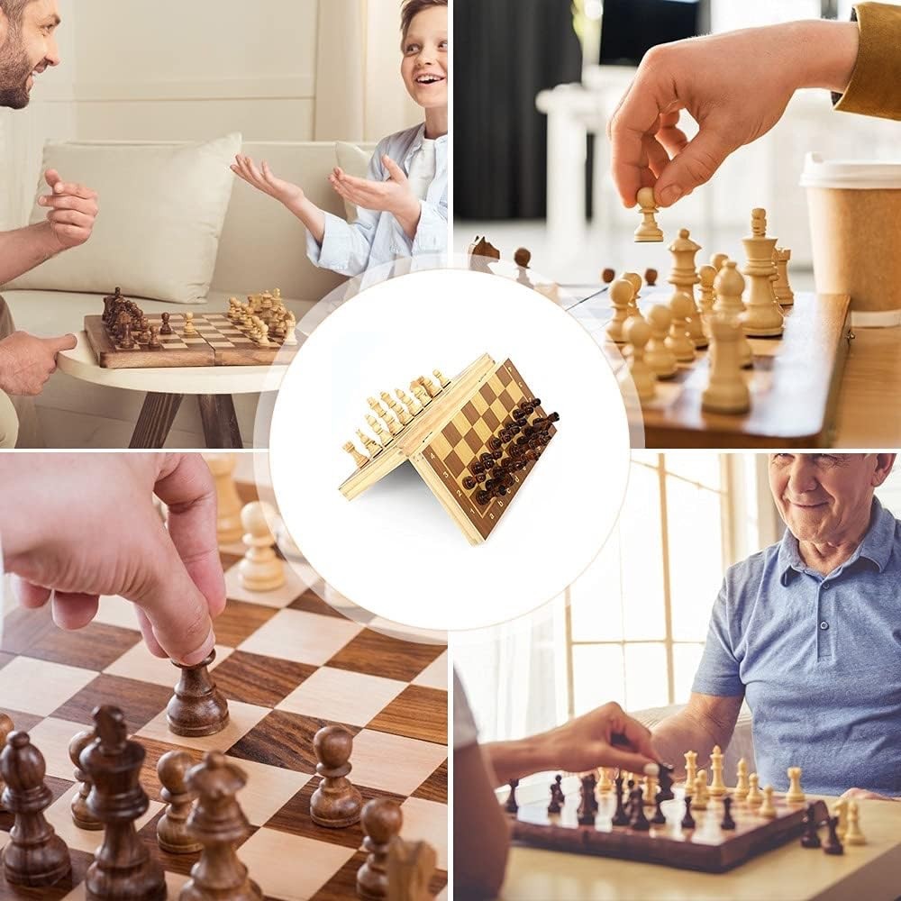 Premium 2in1 Magnetic Chess Checkers