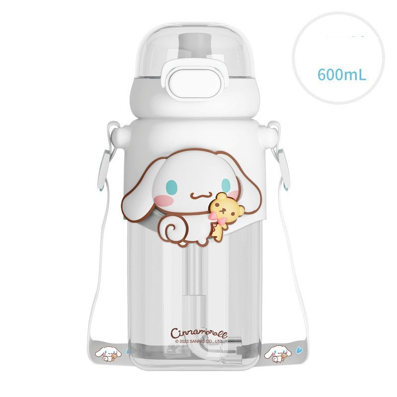 600ml Kids Clear Water Bottle