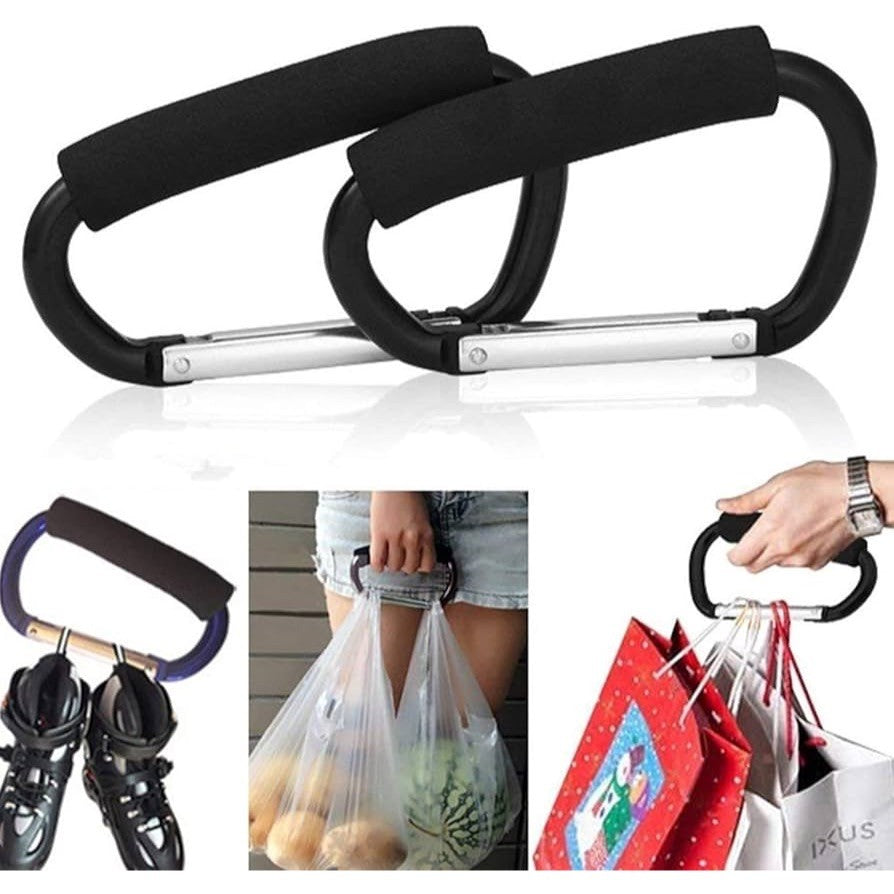 Large Stroller Carabiner Hooks