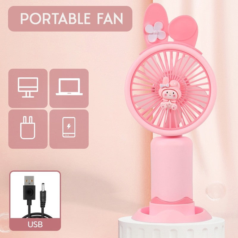 Sanrio Portable Mini Fans USB Rechargeable