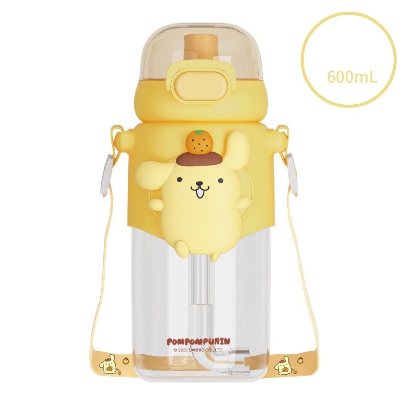 600ml Kids Clear Water Bottle