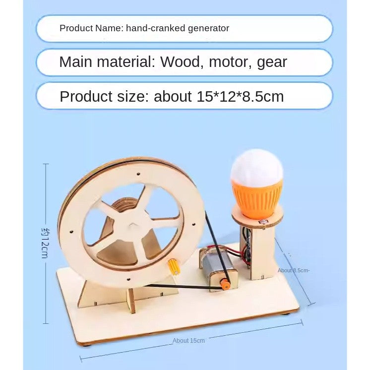 DIY Hand Crank Electricity Generator