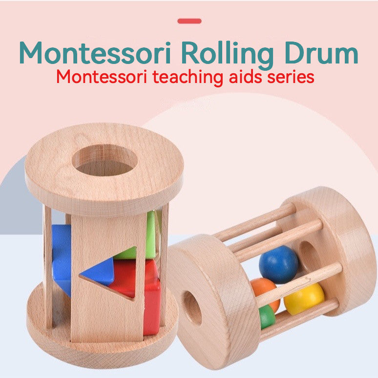 Cylinder Rolling Rattle Sorting Shapes
