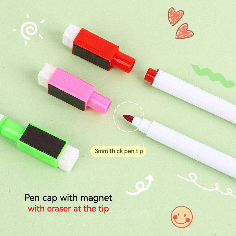 Magnetic Whiteboard Marker Pen with Eraser