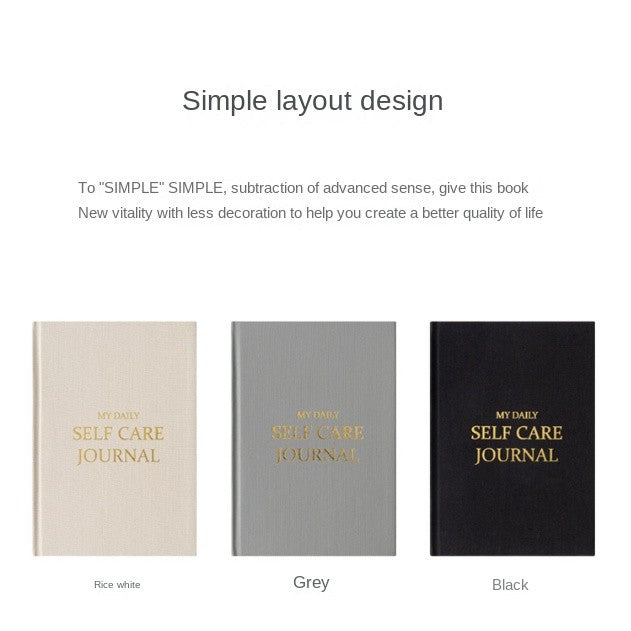 Self Care Journal