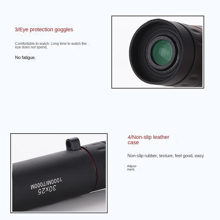 30x25 Pocket Monocular Telescope