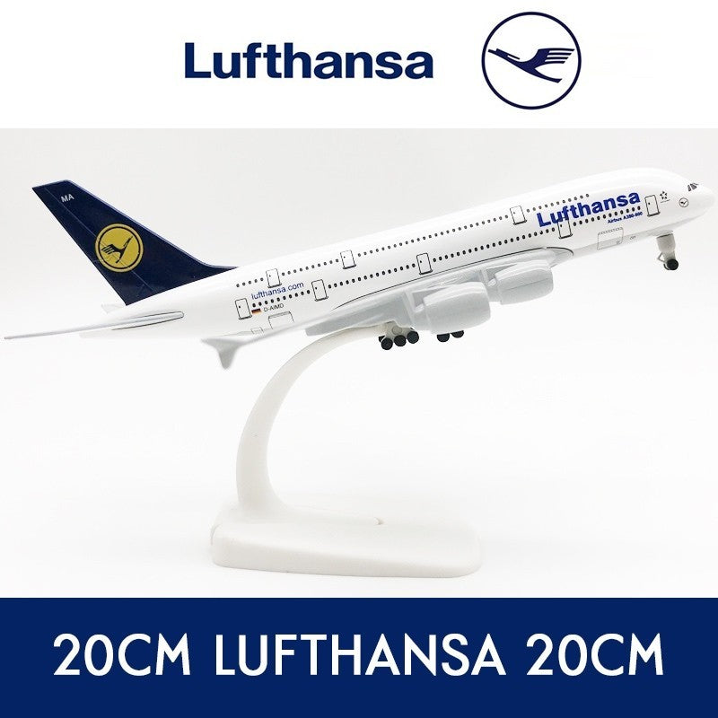 20cm Lufthansa A380 Plane Model