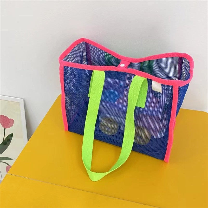 Mesh Beach Shoulder Tote Bag