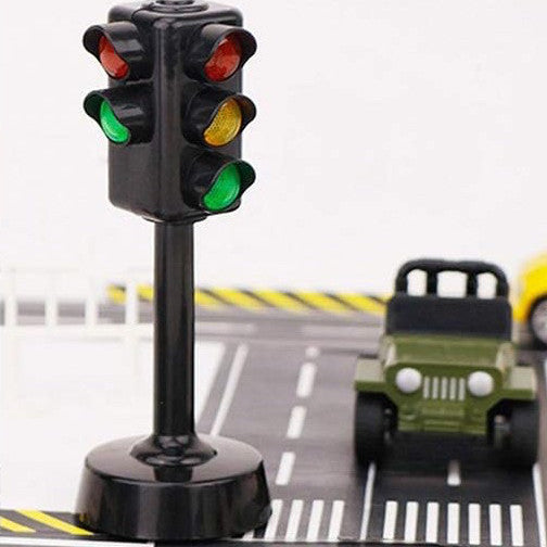 LED Traffic Light with Road Safety Signs