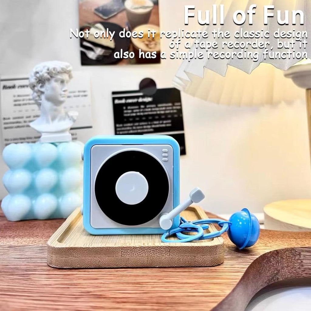 Vinyl Recorder Portable Keychain