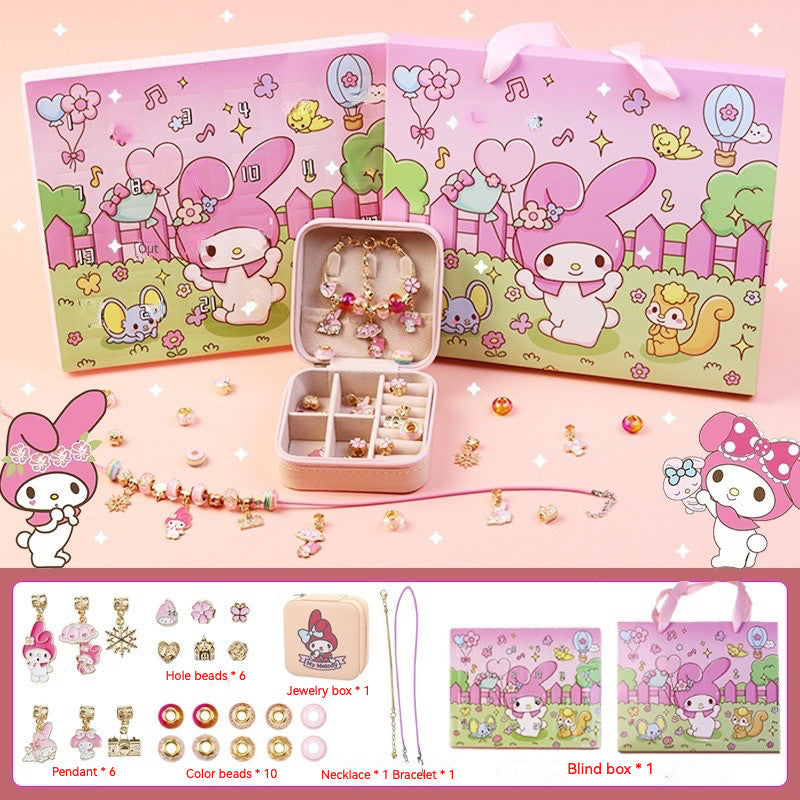 My Melody Blind Box Pink DIY Crafts Bracelet Making