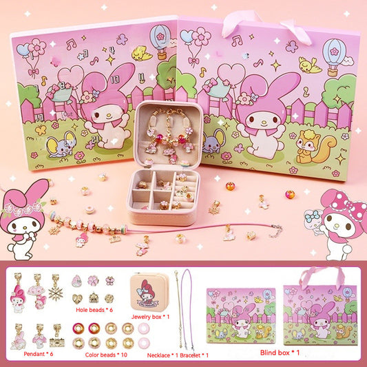 My Melody Blind Box Pink DIY Crafts Bracelet Making