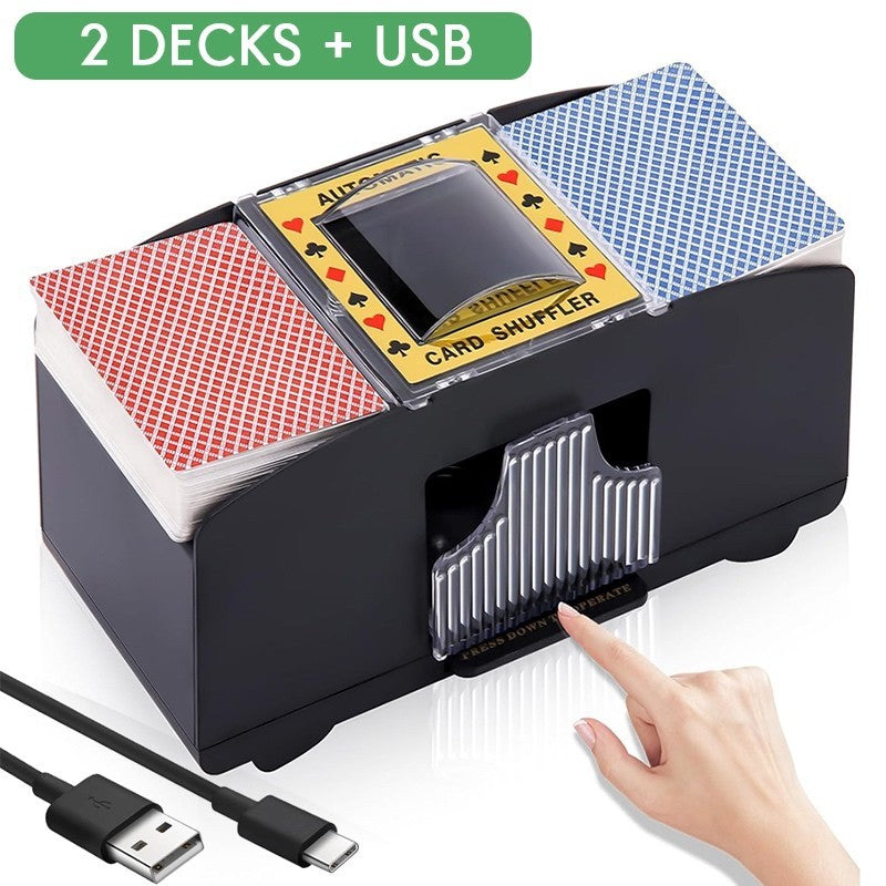 Wave Sensor Auto Electric Cards Shuffler