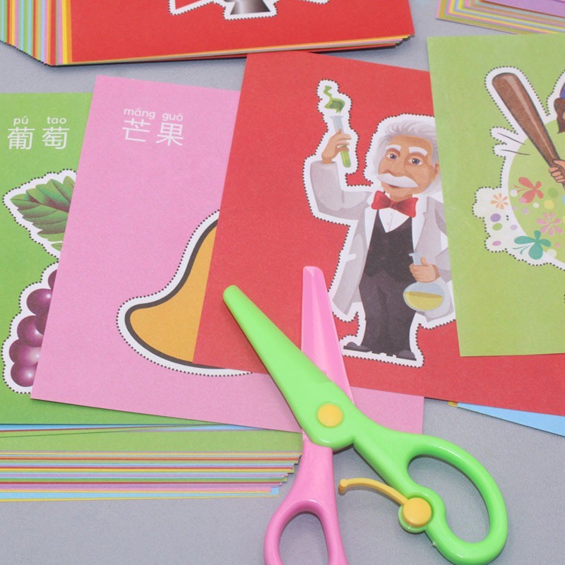 Paper Cutting Children Montessori Learning Toys
