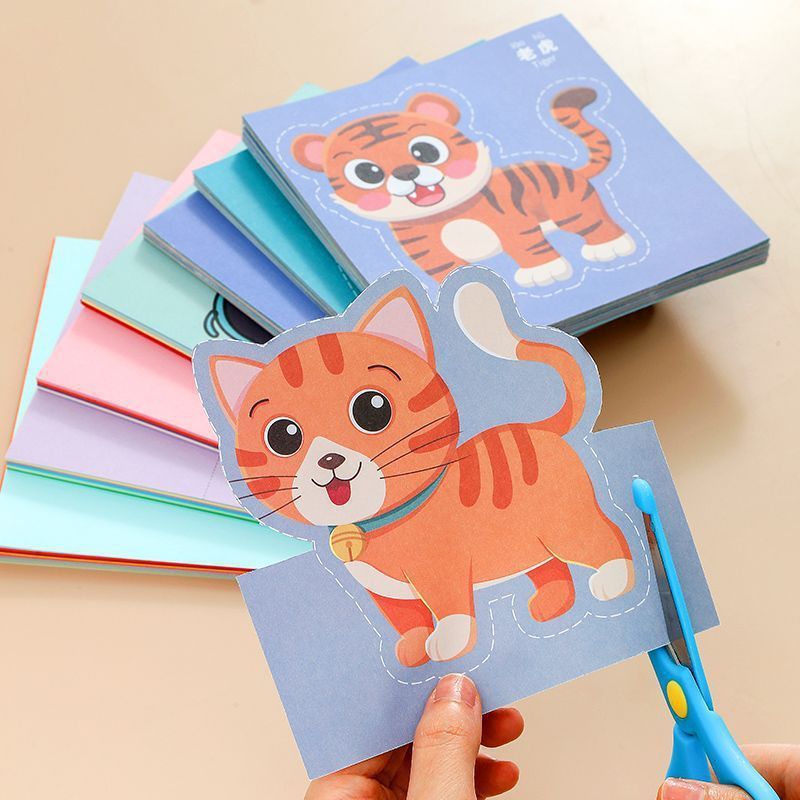Children Paper Cutting Art Craft Toddler Educational Toys