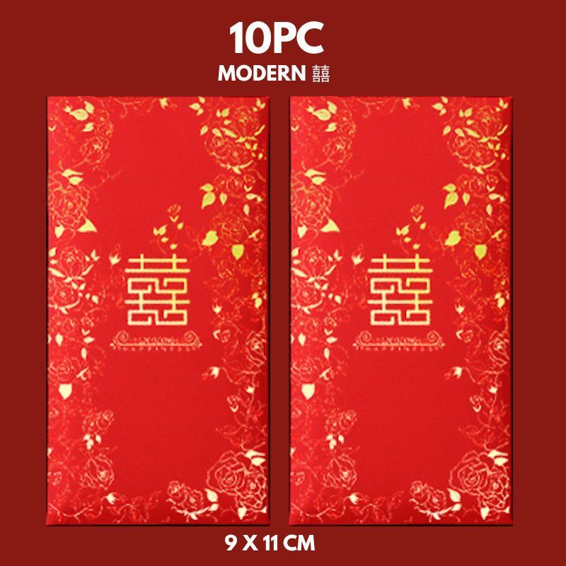 🌟 SG STOCK 🌟 囍 Wedding Ang Bao Shuang Xi Red Packets Angpao 结婚红包 Wedding Angbao Gifts Money Envelope