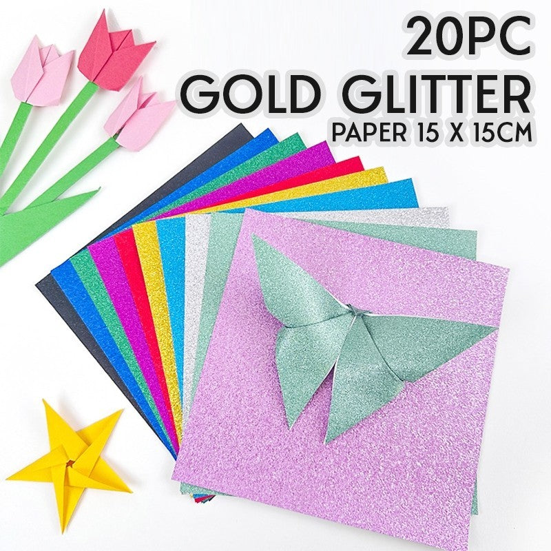 15cm Square Coloured Origami Folding Paper 3D Craft DIY Folded Paper Crafts