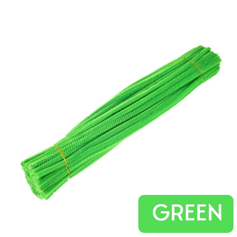 Fluffy Chenille Stems Fuzzy Wire Pipe Cleaner Sticks